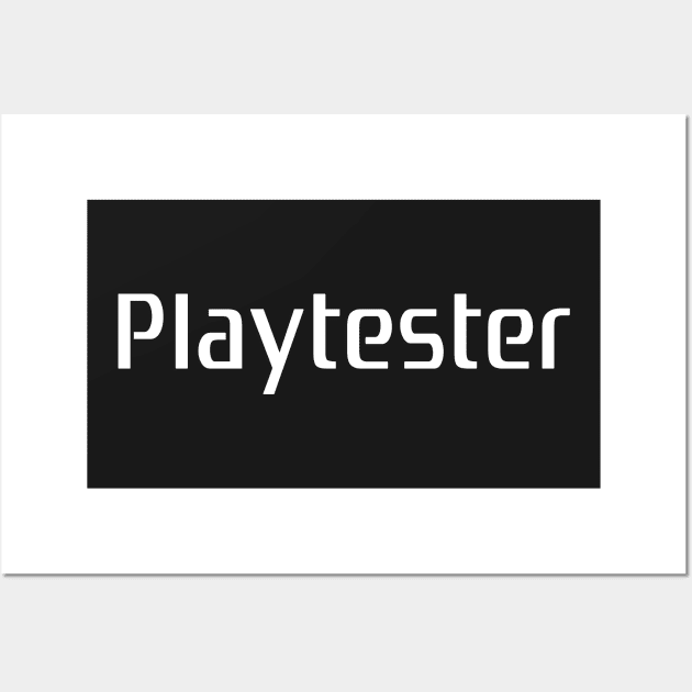 Sony Playstation PS 2 3 4 Playtester video game Wall Art by specialdelivery